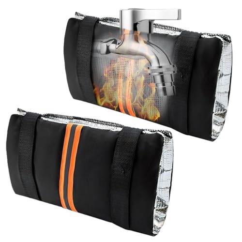 Setauoo Außenwasserhahn Abdeckungen,Außen Garten Wasserhahn Frostschutz | Wiederverwendbarer Wasserdichter Schutz Für Hof Garten Bewässerungssystem Setauoo Außenwasserhahn Abdeckungen,Außen Garten Wasserhahn Frostschutz | Wiederverwendbarer Wasserdichter Schutz Für Hof Garten Bewässerungssystem von Setauoo