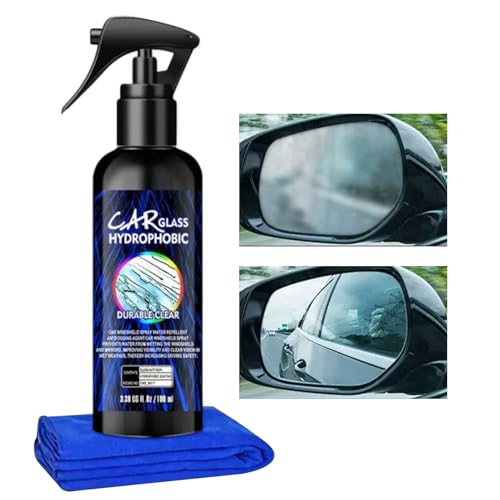 Setauoo Autoscheiben Reiniger Spray - 100ml Autoscheibe Ölfilm Entferner Spray - Autopolitur Für Scheiben Spiegel Scheinwerfer Polieren Reinigen Setauoo Autoscheiben Reiniger Spray - 100ml Autoscheibe Ölfilm Entferner Spray - Autopolitur Für Scheiben Spiegel Scheinwerfer Polieren Reinigen von Setauoo