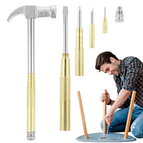 Setauoo Hammer | Camping Hammer Set,Leichtes Rutschfestes Schweres Schraubendreher Werkzeug für Schmiedearbeiten Schmuckherstellung Metallverarbeitung Automobilbereich Holzarbeiten Setauoo Hammer | Camping Hammer Set,Leichtes Rutschfestes Schweres Schraubendreher Werkzeug für Schmiedearbeiten Schmuckherstellung Metallverarbeitung Automobilbereich Holzarbeiten von Setauoo