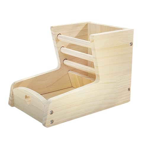 Setauoo Heuraufe, Chinchilla Futterstelle, 2-in-1 Holz-Heuraufe Mit Doppelzone & Separatem Futterbereich Für Meerschweinchen, Chinchilla, Kaninchen Und Kleinnager Setauoo Heuraufe, Chinchilla Futterstelle, 2-in-1 Holz-Heuraufe Mit Doppelzone & Separatem Futterbereich Für Meerschweinchen, Chinchilla, Kaninchen Und Kleinnager von Setauoo
