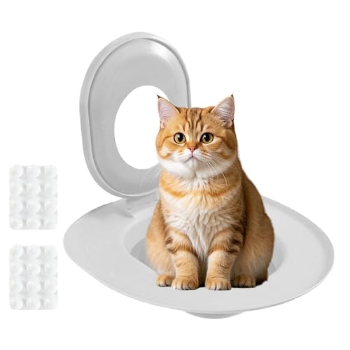 Setauoo Katzentoilettentrainer – Indoor-Katzentoiletten-Trainingsset – Streu Werkzeug mit Saugnapf-Basis ohne Bohren für Kätzchen, Haustierwohnung, Boden, Zuhause Setauoo Katzentoilettentrainer – Indoor-Katzentoiletten-Trainingsset – Streu Werkzeug mit Saugnapf-Basis ohne Bohren für Kätzchen, Haustierwohnung, Boden, Zuhause von Setauoo