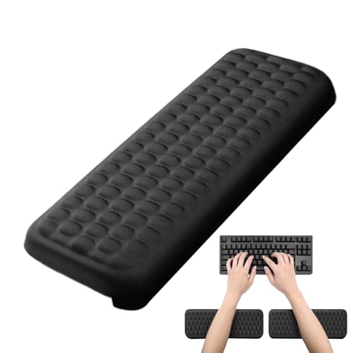 Setauoo Keyboard Hand Rest Pad | Ergonomische Handgelenkauflage Für Computer | Weiche Stützkissen Für Studierzimmer Spielestation Homeoffice Schreibtisch von Setauoo