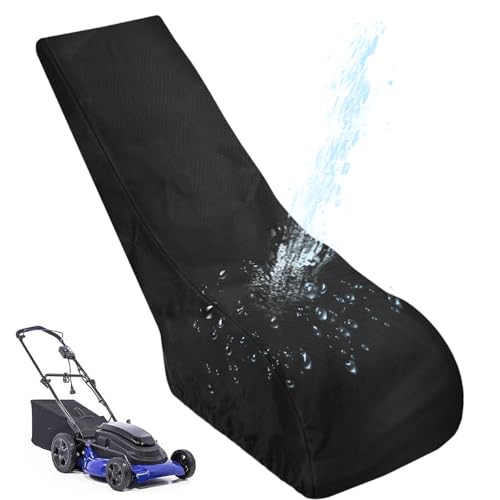 Setauoo Rasenmäher Abdeckung - Robuste Wasserdichte UV-Schutz Abdeckung Schützt Ihren Rasenmäher - Regen- und UV-Schutz mit Staubschutz für Terrasse Garten Rasenpflege Outdoor von Setauoo