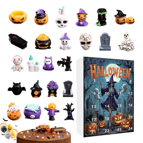 Setauoo Scary Collectibles Advent | 24 Tage Countdown-Kalender, gruselige Figuren für Kaminsims, Kamin, Schreibtisch, Fensterbank, Zuhause, Halloween-Dekoration Setauoo Scary Collectibles Advent | 24 Tage Countdown-Kalender, gruselige Figuren für Kaminsims, Kamin, Schreibtisch, Fensterbank, Zuhause, Halloween-Dekoration von Setauoo