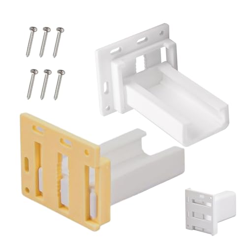 Setauoo Schubladenführungsschuhe,Ersatz Für Schubladengleitsockel - 2er Set Verstellbare Basis Passt Für 2.5 cm Unter Waschbecken Küchenorganisation Schrank Setauoo Schubladenführungsschuhe,Ersatz Für Schubladengleitsockel - 2er Set Verstellbare Basis Passt Für 2.5 cm Unter Waschbecken Küchenorganisation Schrank von Setauoo
