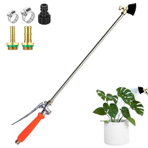 Setauoo Sprühstab | Pumpenersatz Sprühstab,Verstellbare Düse Bewässerungswerkzeug Mit Schlauch Schnellkupplung Und Absperrventil Für Garten Rasen Beete Sträucher Gemüse Bäume Terrasse von Setauoo