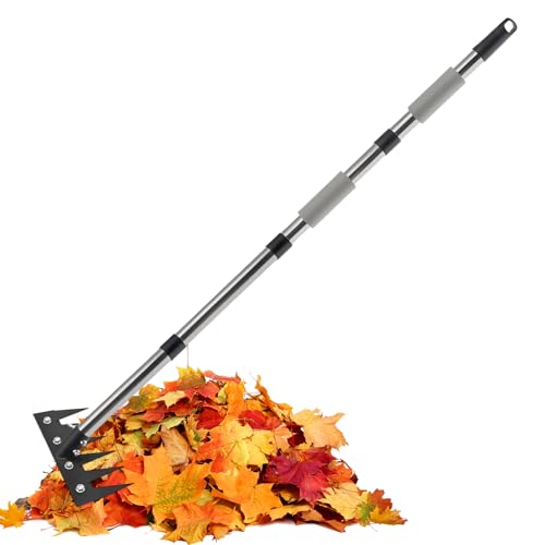 Setauoo Unkrautrechen Mit Langem | Manueller Unkrautentferner Für Gartenarbeit Landschaftsbau Bodenlockerung | Ergonomischer Ausreißer Zur Bodenlockerung Reinigung Von Kiefernnadeln Garten Rasen Setauoo Unkrautrechen Mit Langem | Manueller Unkrautentferner Für Gartenarbeit Landschaftsbau Bodenlockerung | Ergonomischer Ausreißer Zur Bodenlockerung Reinigung Von Kiefernnadeln Garten Rasen von Setauoo