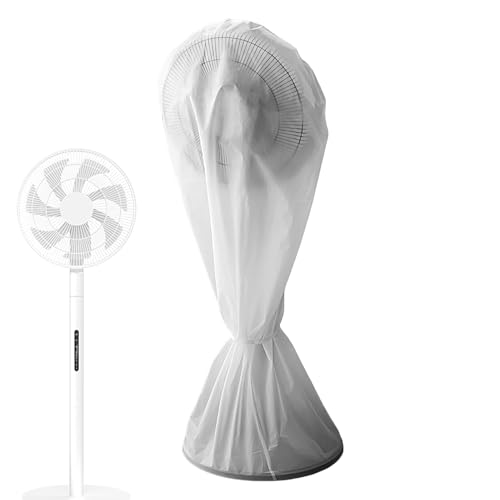 Setauoo Ventilator Schutzabdeckung - Wasserdichter Stehventilator Schutzbezug | Kindersicherer Ständer Schutz für Wohnung Studentenzimmer Hotel Restaurant Zuhause von Setauoo