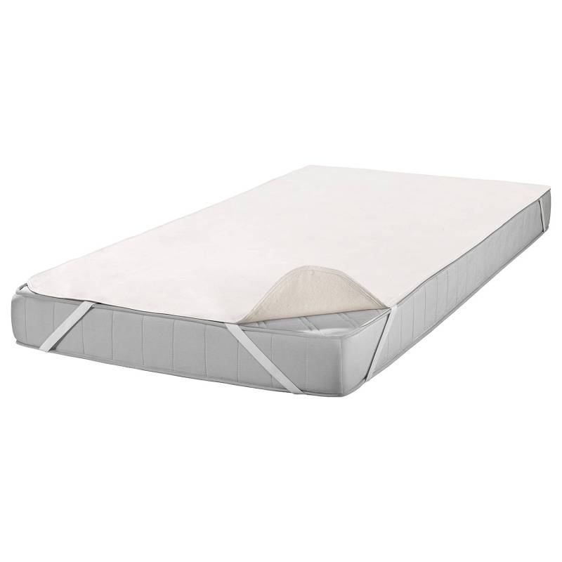 home24 Fixspannauflage Kalmuck 140 x 220cm Weiß von home24