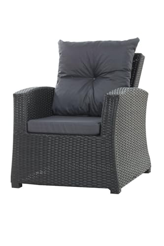 Kissen für Sessel, Kissen für Gartenmöbel aus Rattan, Kissen für Relaxstühle, Kissen für Rattansofas, Kissen für Gartenmöbel aus Rattan (Anthrazit) von Setgarden