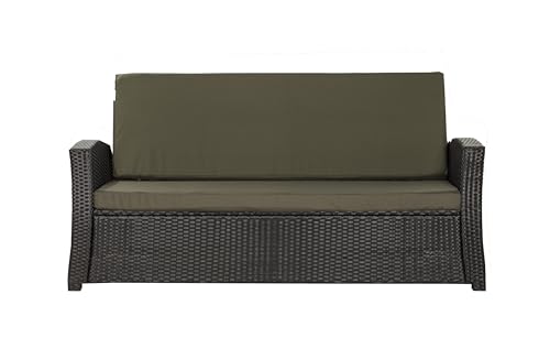 Setgarden® Bankauflage Polyrattan Gartenbank Sitzauflage, Bequeme Sitzauflagen für Gartenbänke – perfekte Auflagen für Ihr Gartensofa oder Ihre Hollywoodschaukel (Grün, 110x60x50 cm) von Setgarden