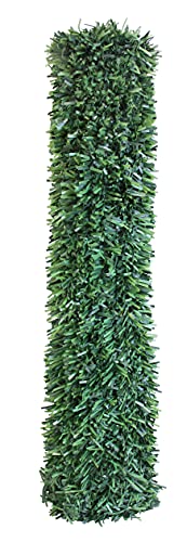 Seto Decor K050B Künstliche dekorative Hecke, normale Blätter, 0,5 x 5 m, Grün von Seto Decor