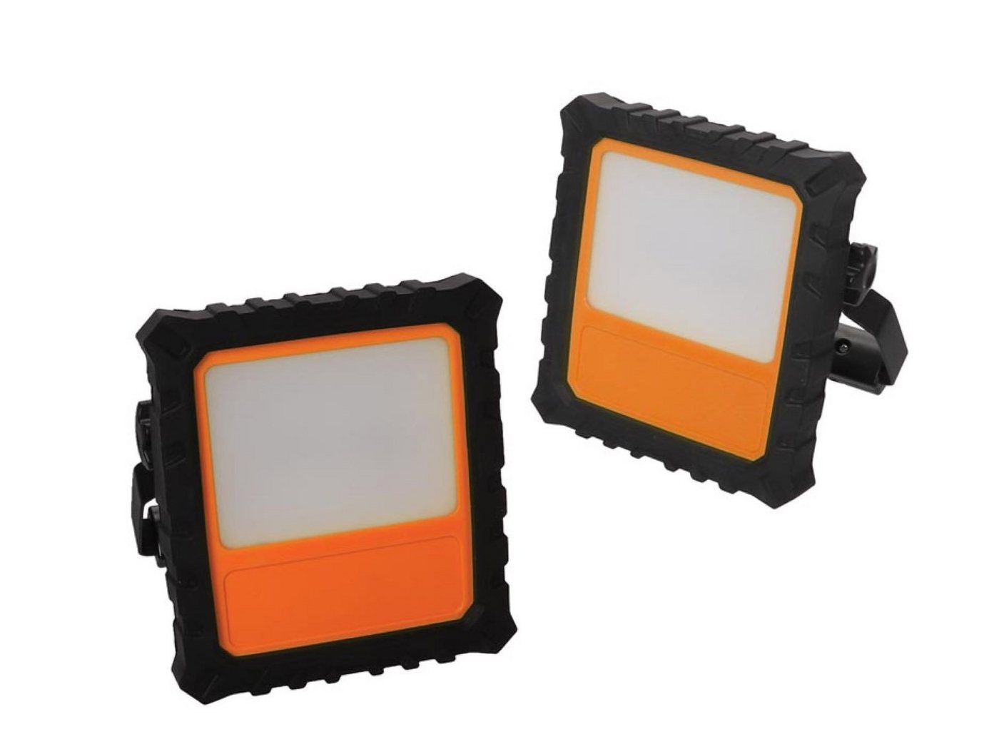 PEREL Baustrahler, Dimmfunktion, LED fest integriert, Neutralweiß, 2er SET Akku Werkstattlampe hängend Hand Arbeits-Lampe IP 54, 20 Watt PEREL Baustrahler, Dimmfunktion, LED fest integriert, Neutralweiß, 2er SET Akku Werkstattlampe hängend Hand Arbeits-Lampe IP 54, 20 Watt von PEREL