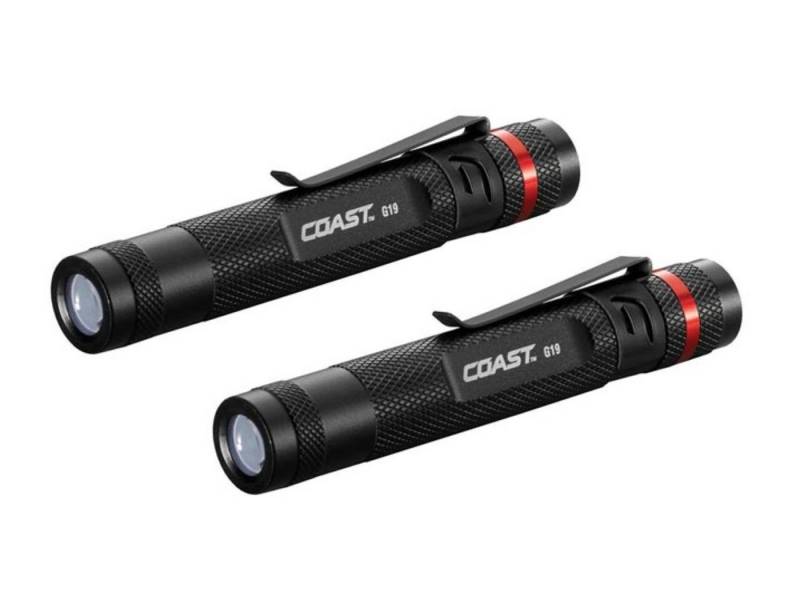coast LED Taschenlampe, Helle Outdoor Mini Stiftlampen mit Inspektionsstrahl bis zu 20 Metern von coast