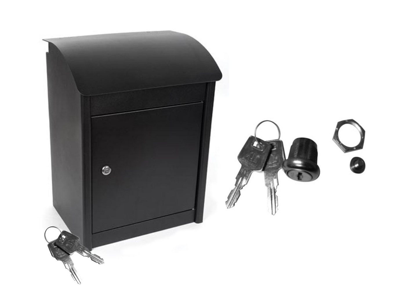 Setpoint Paketbox, Stand Paket-Briefkasten Pakebox für Zuhause mit Briefkasten-Schloß von Setpoint