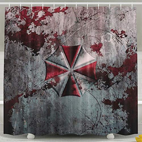 Setyserytu Duschvorhänge/Badvorhänge, Corporation Evil Resident Umbrella Non Toxic Bathroom Curtains von Setyserytu