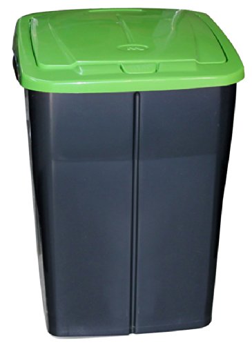 Mondex Müllsortierer 45 Liter mit grünem Deckel von Seuenelf