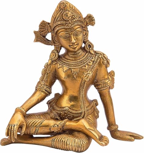 Seven Chakra Tree Messing Murti of Lord Indra Dev| Länge 15,2 cm | Höhe 15,2 cm | Vastu Remedy | FengShui von Seven Chakra Tree