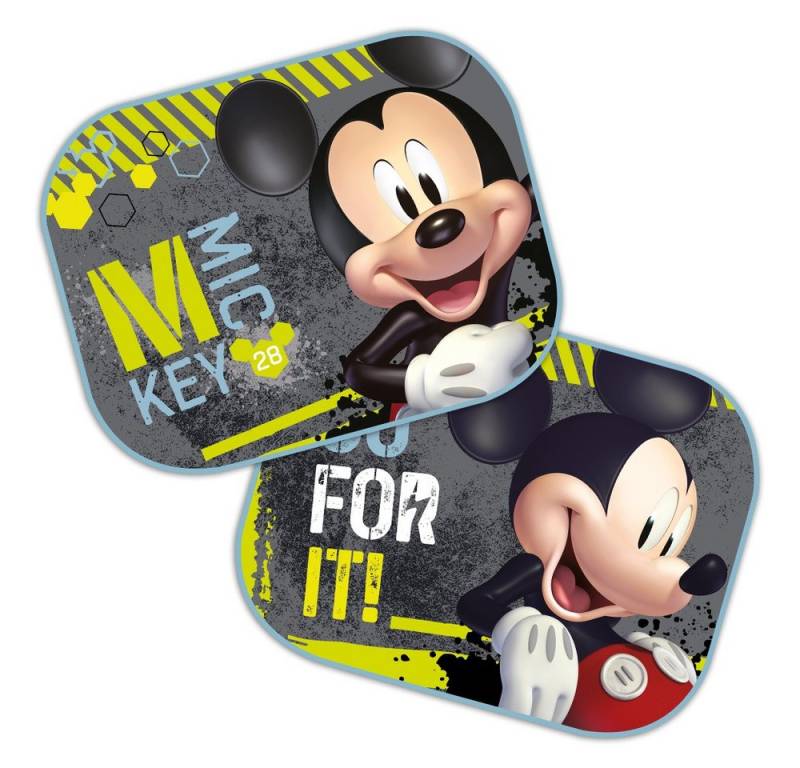Seven Polska Autosonnenschutz MICKEY GO FOR IT - Disney Sonnenschutz, Schattenspender, 2 Stück, 44 x 35 cm von Seven Polska