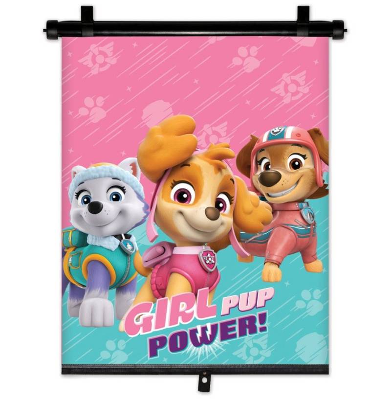 Seven Polska Autosonnenschutz PAW PATROL GIRLS Rollo, ausziehbarer Auto- Schattenspender, 1 Stück, 36 x 45 cm von Seven Polska