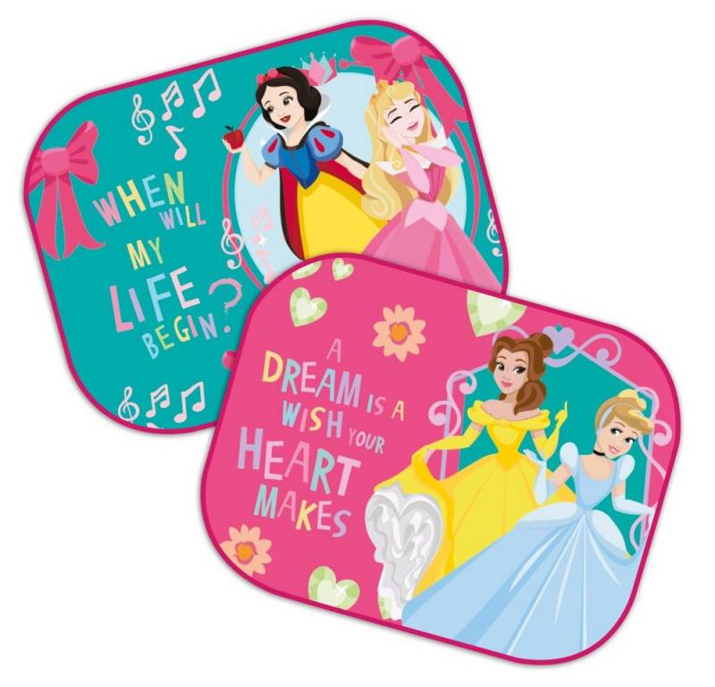 Seven Polska Autosonnenschutz PRINCESS - Disney Sonnenschutz, Schattenspender, 2 Stück, 44 x 35 cm von Seven Polska