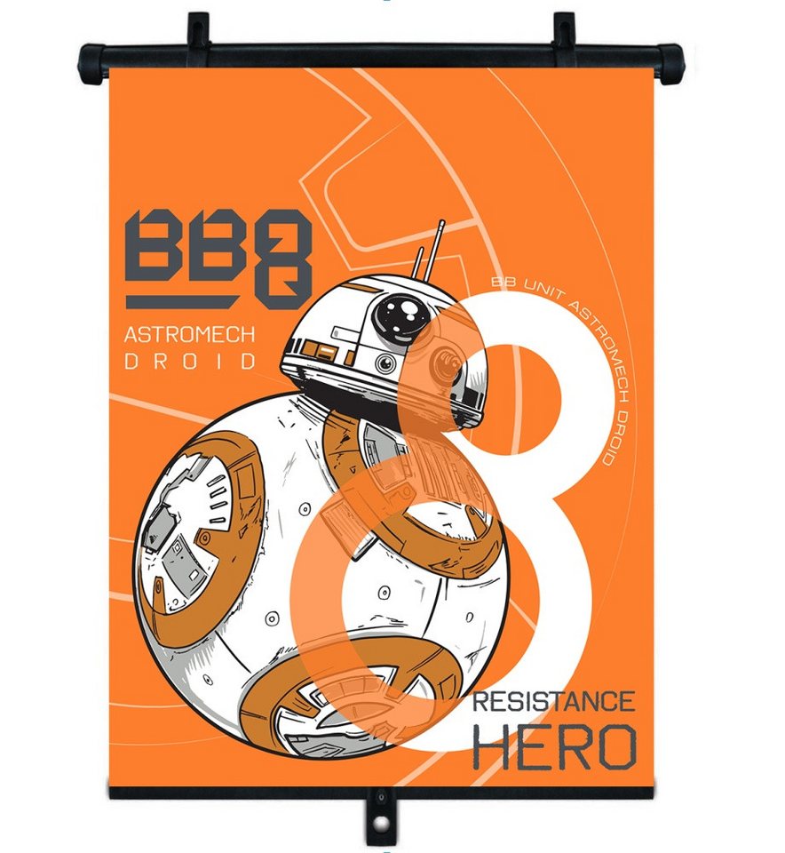 Seven Polska Autosonnenschutz STAR WARS BB8 Rollo, ausziehbarer Schattenspender, 1 Stück, 36 x 45 cm Seven Polska Autosonnenschutz STAR WARS BB8 Rollo, ausziehbarer Schattenspender, 1 Stück, 36 x 45 cm von Seven Polska
