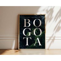 Bogota Kolumbien Poster Druck, Reiseplakat Wohnkultur, Trendiges Modernes Reisedekor, Kunstdruck, Gerahmtes Oder Ungerahmtes Bogota Kolumbien Poster Druck, Reiseplakat Wohnkultur, Trendiges Modernes Reisedekor, Kunstdruck, Gerahmtes Oder Ungerahmtes von SevenWallArt