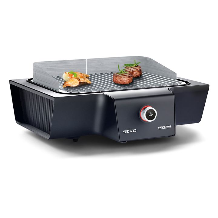 Barbecue-Tisch-Grill 'Sevo 5' bis 500 Grad Celsius von Severin