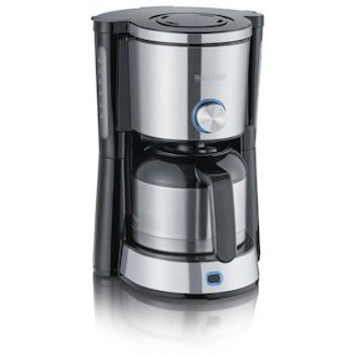 Kaffeemaschine schwarz/Edelstahl, 1l, ca. 8 Tassen, 1000W, KA 4845, Isolierkanne Kaffeemaschine schwarz/Edelstahl, 1l, ca. 8 Tassen, 1000W, KA 4845, Isolierkanne von Severin