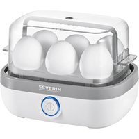 SEVERIN EK 3164 Eierkocher 6 Eier 420Watt weiß/grau von Severin