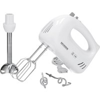 SEVERIN Handmixer HM3822 mit Stabmixer-Aufsatz 300W 5 Geschwindigkeitsstufen weiß von Severin