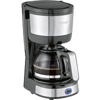 SEVERIN KA 4808 Kaffeemaschine 750W 4 Tassen Edelstahl schwarz von Severin