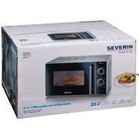 Severin MW 7771 schwarz/silber 2 in 1 mit Grillfunktion Severin MW 7771 schwarz/silber 2 in 1 mit Grillfunktion von Severin