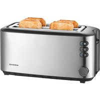 SEVERIN Toaster AT 2509 2 für bis zu 4 Brotscheiben 1400 Watt Edelstahl/schwarz SEVERIN Toaster AT 2509 2 für bis zu 4 Brotscheiben 1400 Watt Edelstahl/schwarz von Severin