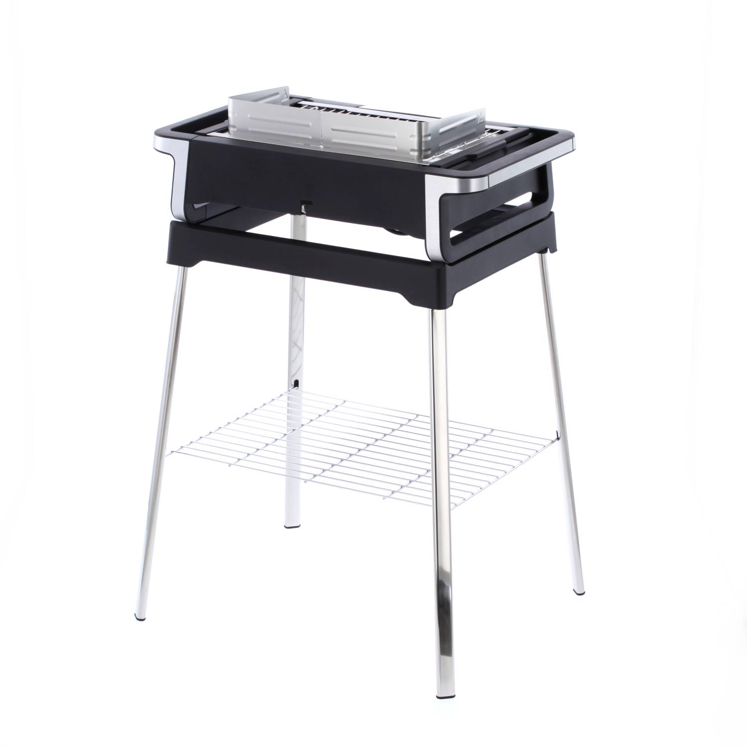 Severin 8117 Elektro Grill 2 Grillzonen Schwarz Silber Gartengrill Standgrill B-Ware Severin 8117 Elektro Grill 2 Grillzonen Schwarz Silber Gartengrill Standgrill B-Ware von Severin