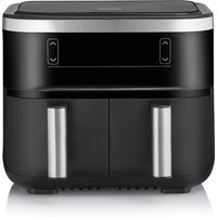 Severin - fr 2453 Doppel 3,25 l Freistehend 2850 w Heißluftfritteuse Schwarz, Silber von Severin