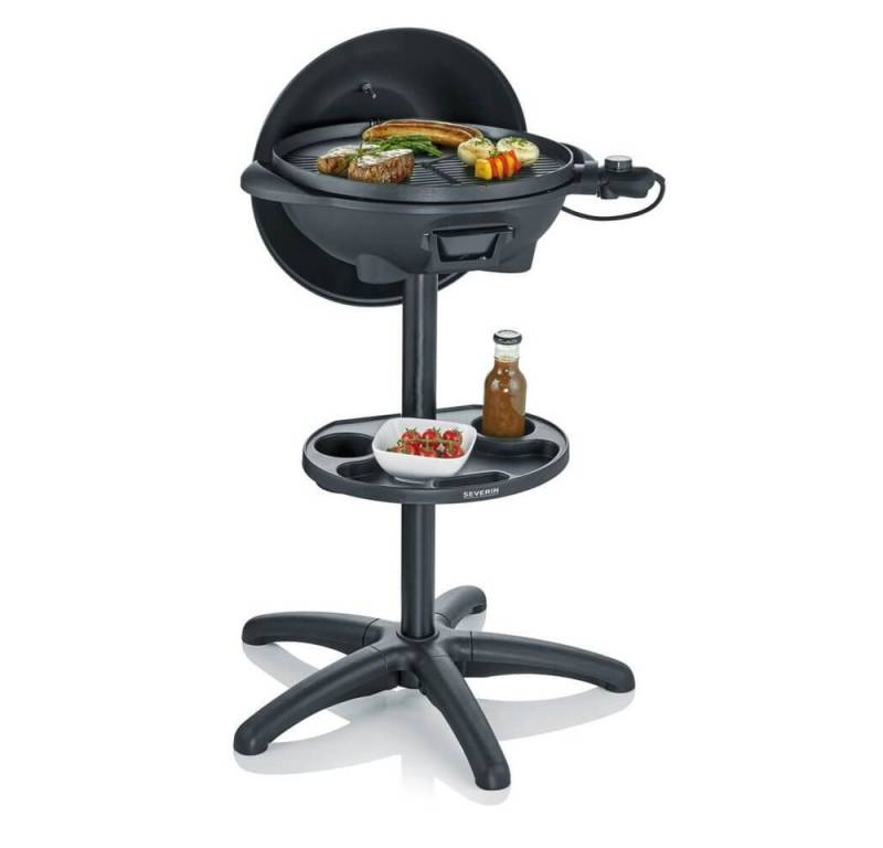 Severin Elektro-Standgrill PG 8541 - Barbecue Elektrogrill - schwarz von Severin