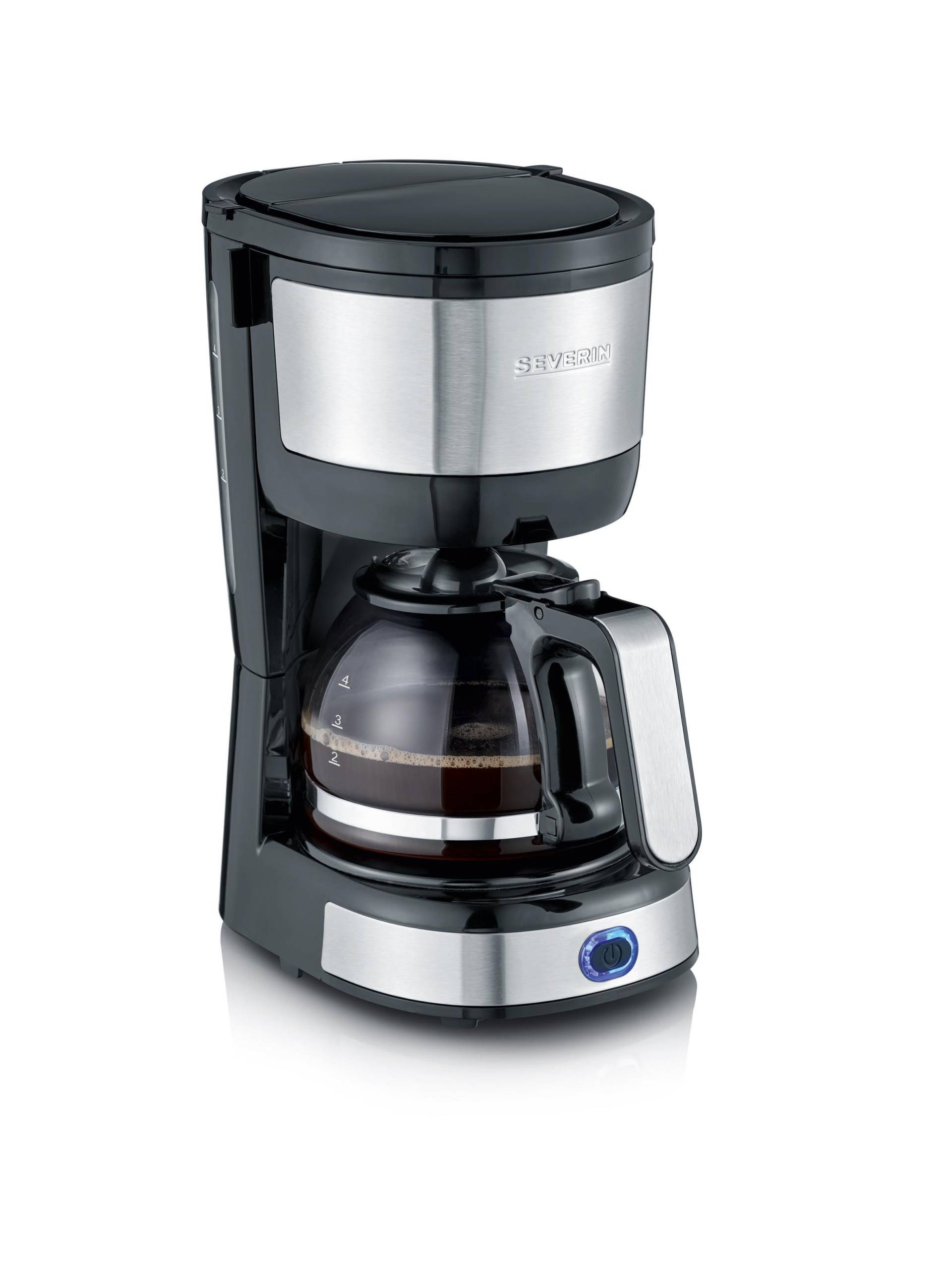 Severin Filterkaffeemaschine KA 4819 in Edelstahl gebürstet/schwarz von Severin
