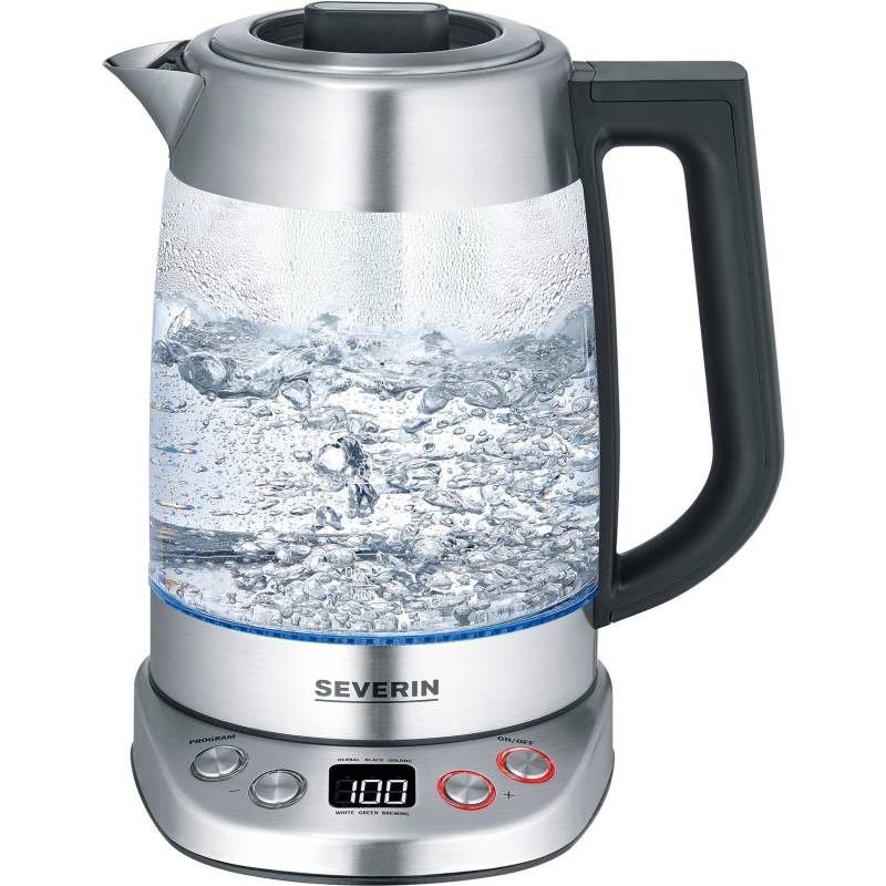 Severin Glas Teekocher Wasserkocher Deluxe Wk 3480 Edelstahl 17 Liter B-Ware von Severin