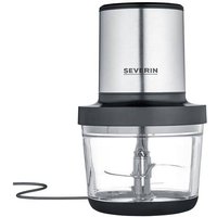 Severin KM 3867 Zerkleinerer 400W Schwarz (matt), Edelstahl (gebürstet), Glas von Severin