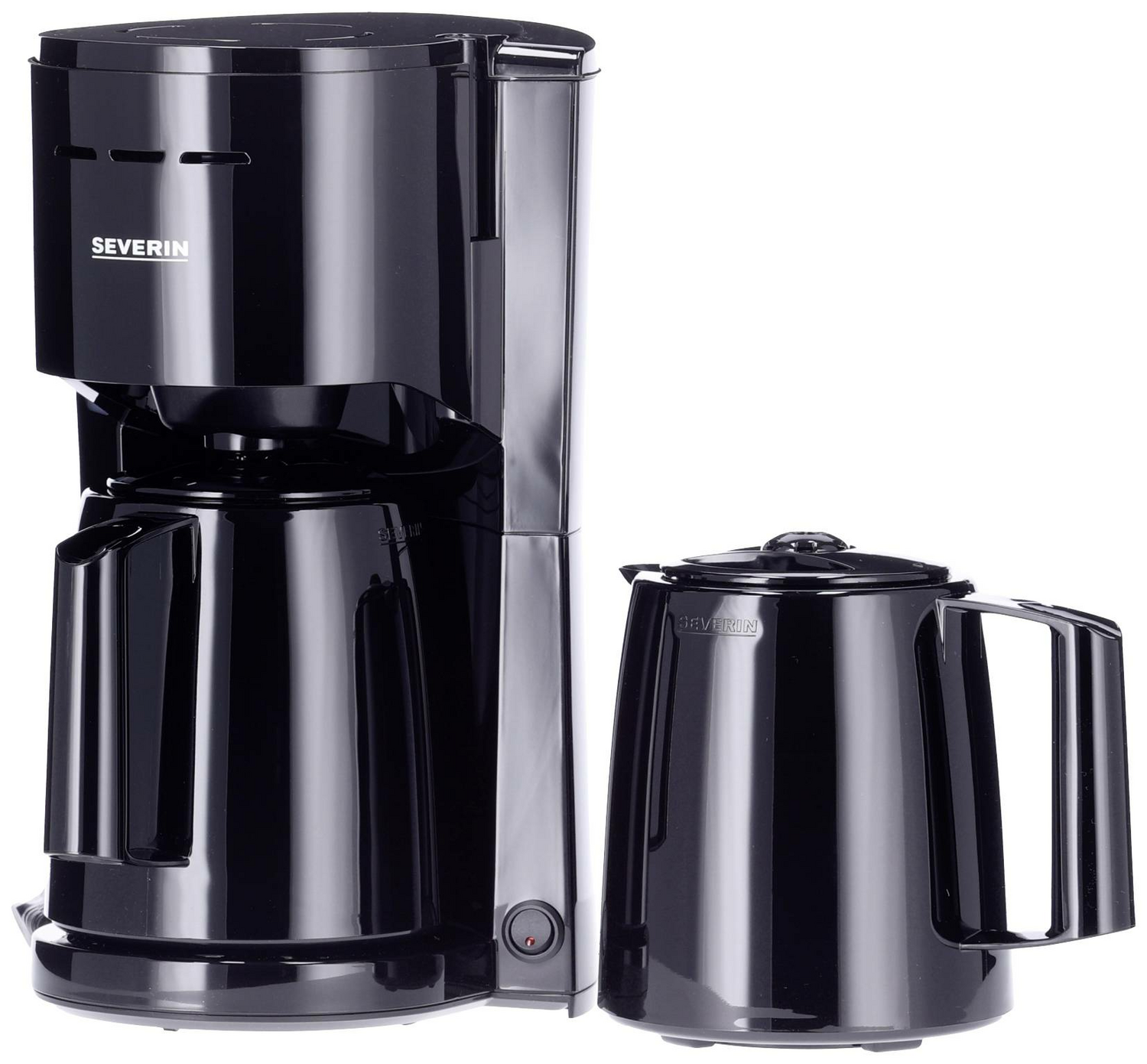 Severin Kaffeemaschine Schwarz Fassungsvermögen 8 Tassen Isolierkannen Kaffee B-Ware von Severin