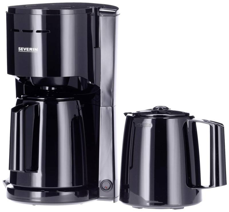 Severin Kaffeemaschine Schwarz Fassungsvermögen 8 Tassen Isolierkannen Kaffee B-Ware von Severin