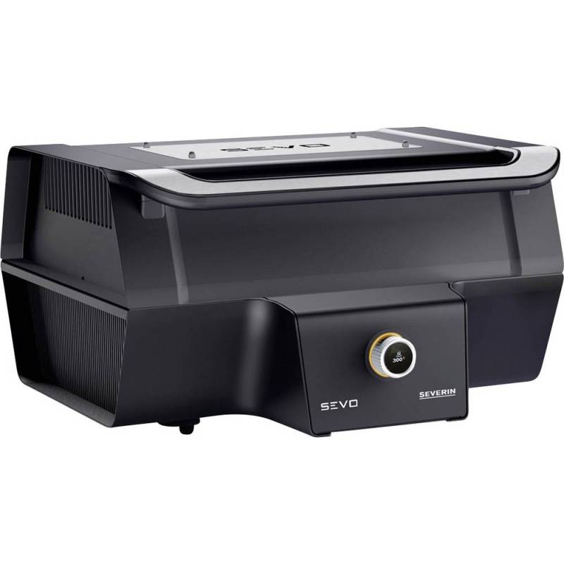 Severin Sevo Gt Grill Pg 8106 Elektrogrill Barbecue Grillfläche 1300 Qcm Schwarz B-Ware von Severin