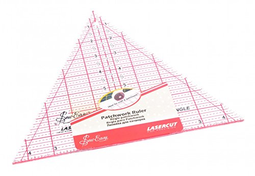 Sew Easy Quilt-Lineal 60 Grad Dreieck 8 x 9–1/4 Zoll von Sew Easy