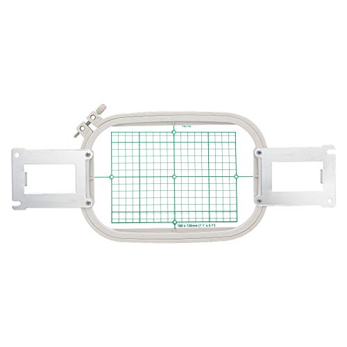 Sew Tech Stickrahmen für Brother VR PR670E PR1000 PR1000e PR1050X PR1055X PR600 600C PR620 620C 600II 600IIC PR650 PR650e PR655 usw. Näh- und Stickmaschine, 7-1/8×5-1 20,3 cm. 180 x 130 mm von Sew Tech