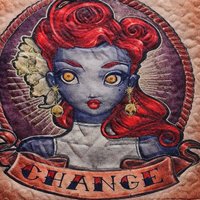 Altartuch/Wandbehang/Textilkunst/Wahrsagereituch/Tarottuch Wechseln von SewIntuitivebyRainey