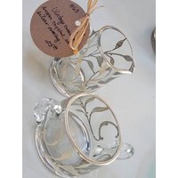 Kristallcremeund Zucker Mit Silber-Overlay von SewOverThatToo