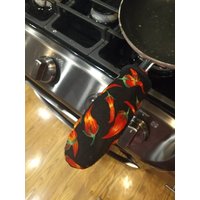 Chili Pepper Gusseisenpfanne Topflappen Griffabdeckung von SewUsefulStudios