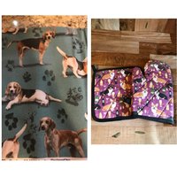 Beagle-Themen-Isolier-/Quilt-Topfhalter Und Ofen-Mitt-Set/Individuell, Auf Bestellung von Sewmanydeals