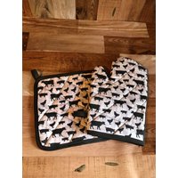 Gesteppter Topfhalter Mit Topfgarn Und Ofenbesatz/Einzelanmutung von Sewmanydeals
